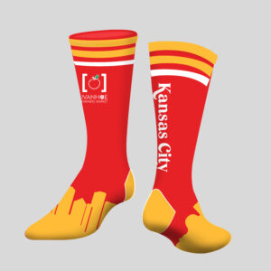 Kansas City Skyline Produce Matrix Bamboo Socks