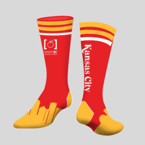 Kansas City Skyline Produce Matrix Bamboo Socks